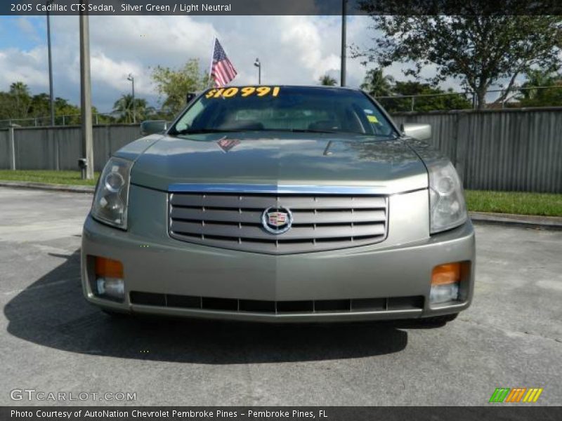 Silver Green / Light Neutral 2005 Cadillac CTS Sedan