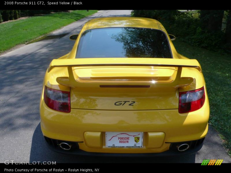 Speed Yellow / Black 2008 Porsche 911 GT2