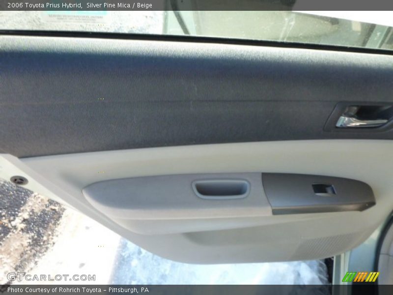 Silver Pine Mica / Beige 2006 Toyota Prius Hybrid