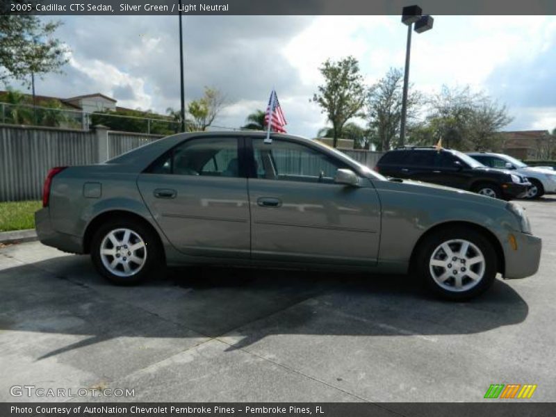 Silver Green / Light Neutral 2005 Cadillac CTS Sedan