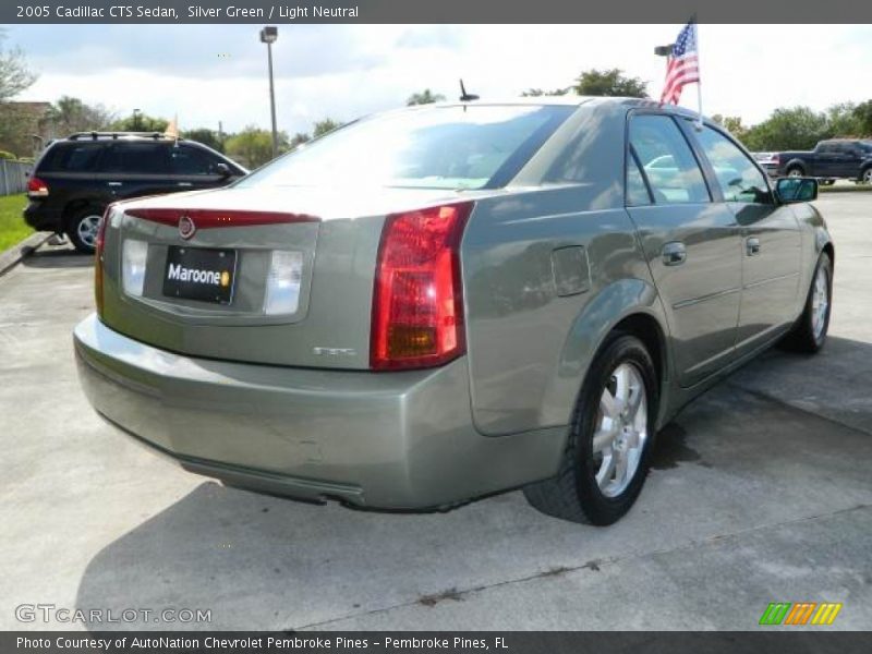 Silver Green / Light Neutral 2005 Cadillac CTS Sedan
