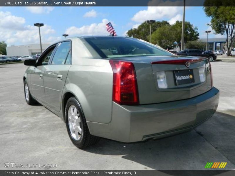 Silver Green / Light Neutral 2005 Cadillac CTS Sedan