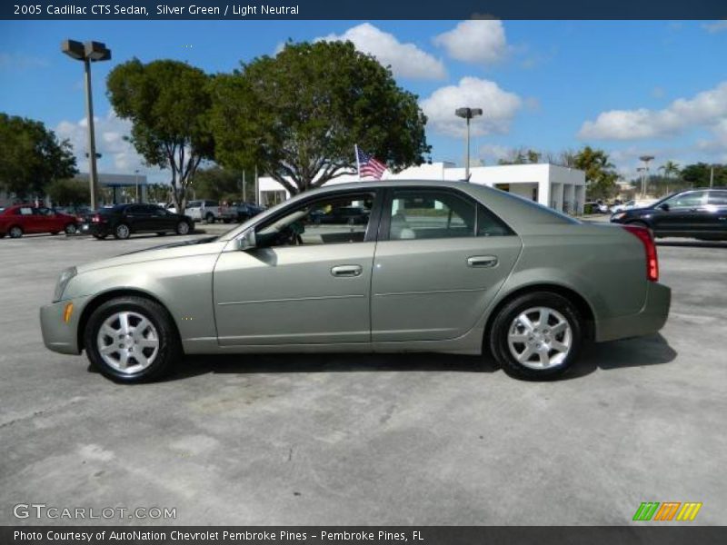 Silver Green / Light Neutral 2005 Cadillac CTS Sedan