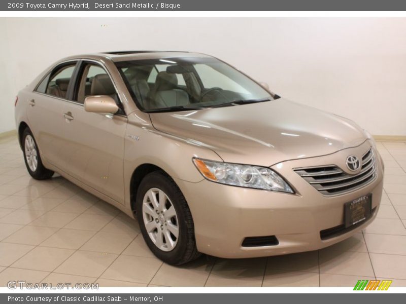 Desert Sand Metallic / Bisque 2009 Toyota Camry Hybrid