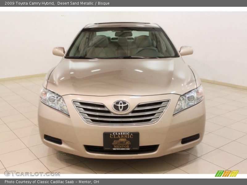 Desert Sand Metallic / Bisque 2009 Toyota Camry Hybrid