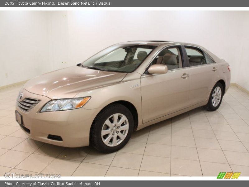 Desert Sand Metallic / Bisque 2009 Toyota Camry Hybrid