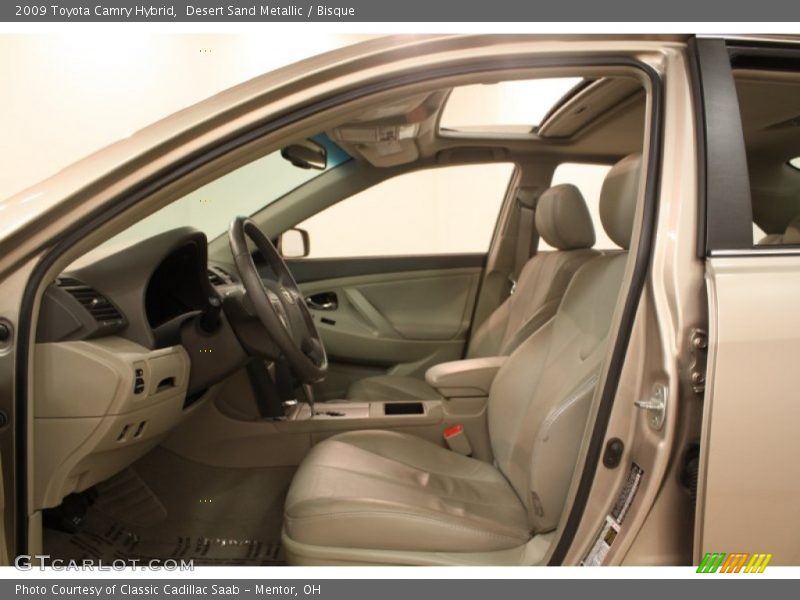 Desert Sand Metallic / Bisque 2009 Toyota Camry Hybrid