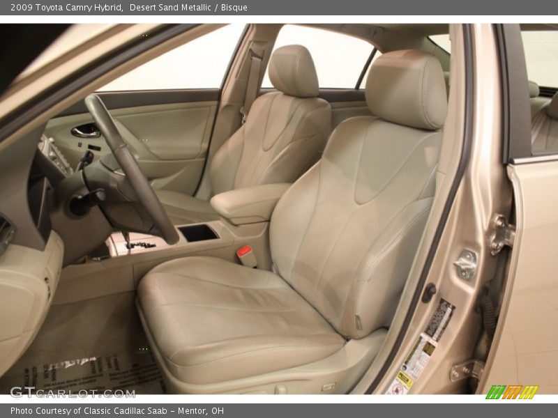 Desert Sand Metallic / Bisque 2009 Toyota Camry Hybrid