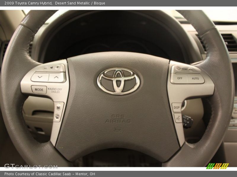 Desert Sand Metallic / Bisque 2009 Toyota Camry Hybrid