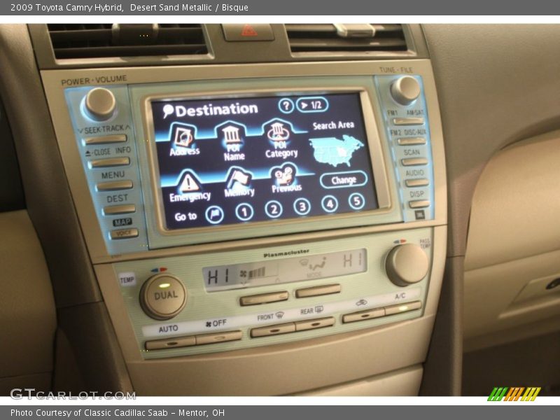 Desert Sand Metallic / Bisque 2009 Toyota Camry Hybrid