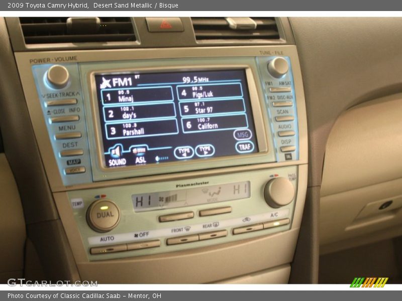Desert Sand Metallic / Bisque 2009 Toyota Camry Hybrid