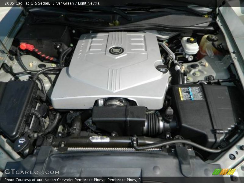 Silver Green / Light Neutral 2005 Cadillac CTS Sedan