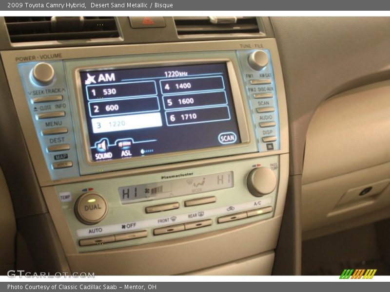 Desert Sand Metallic / Bisque 2009 Toyota Camry Hybrid