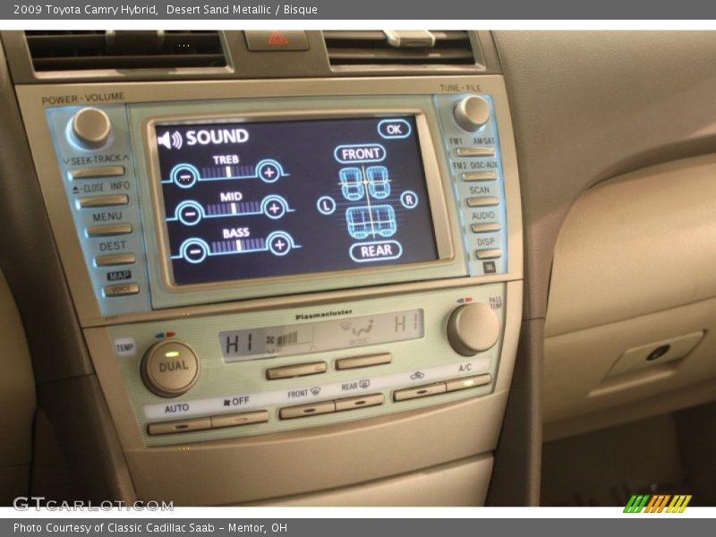 Desert Sand Metallic / Bisque 2009 Toyota Camry Hybrid