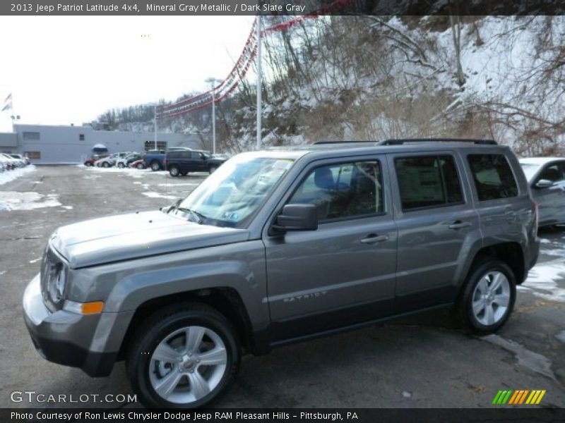 Mineral Gray Metallic / Dark Slate Gray 2013 Jeep Patriot Latitude 4x4
