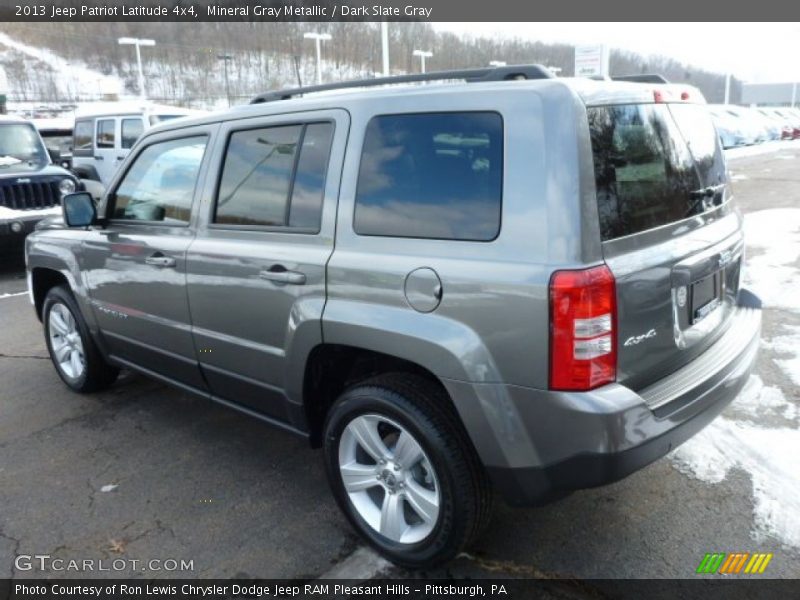 Mineral Gray Metallic / Dark Slate Gray 2013 Jeep Patriot Latitude 4x4