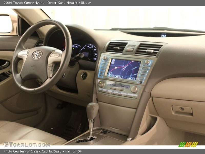 Desert Sand Metallic / Bisque 2009 Toyota Camry Hybrid
