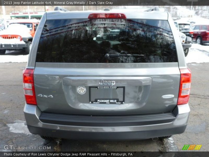 Mineral Gray Metallic / Dark Slate Gray 2013 Jeep Patriot Latitude 4x4