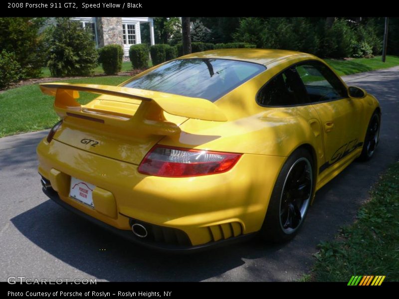 Speed Yellow / Black 2008 Porsche 911 GT2