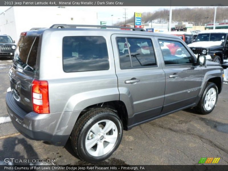 Mineral Gray Metallic / Dark Slate Gray 2013 Jeep Patriot Latitude 4x4