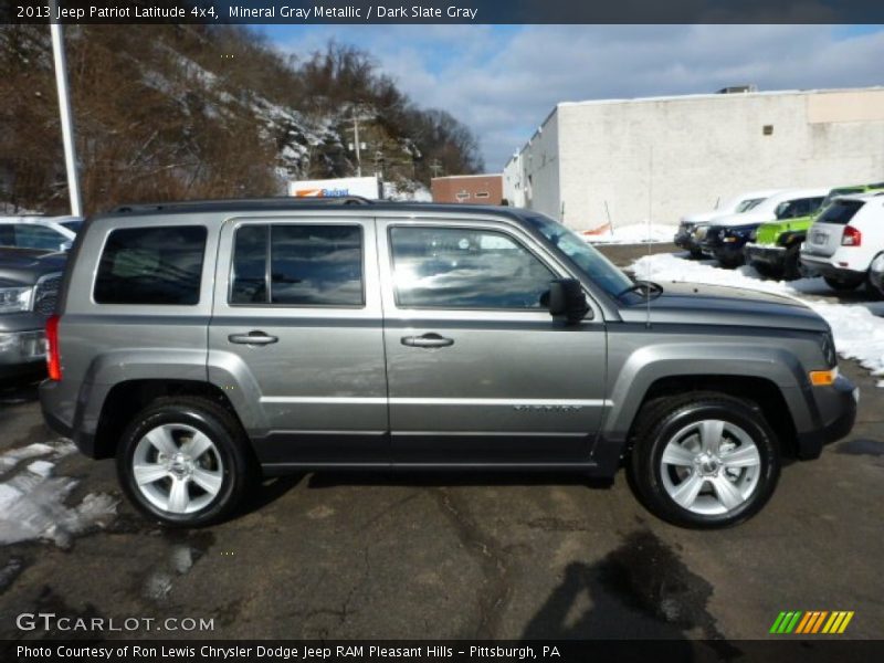 Mineral Gray Metallic / Dark Slate Gray 2013 Jeep Patriot Latitude 4x4