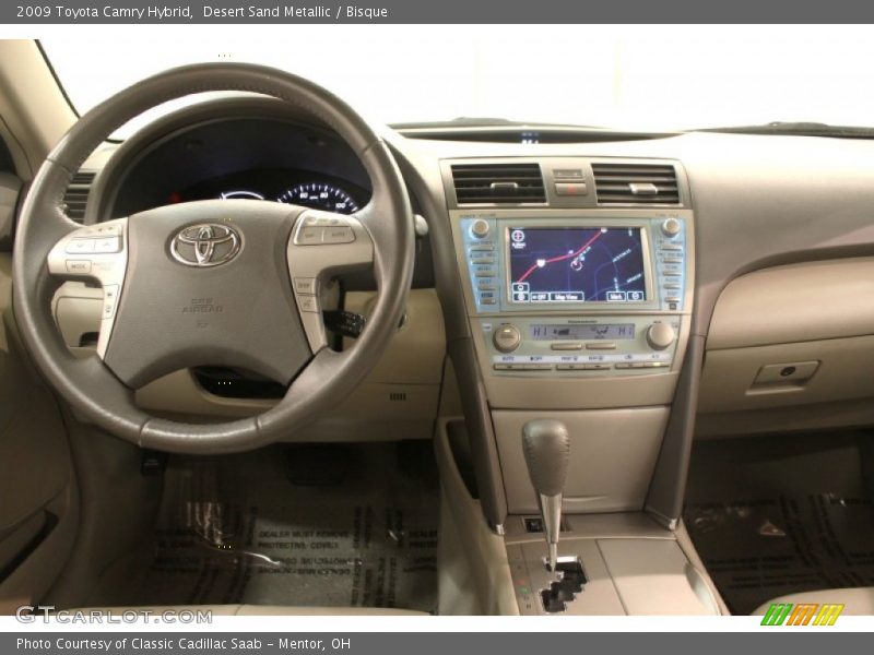 Desert Sand Metallic / Bisque 2009 Toyota Camry Hybrid