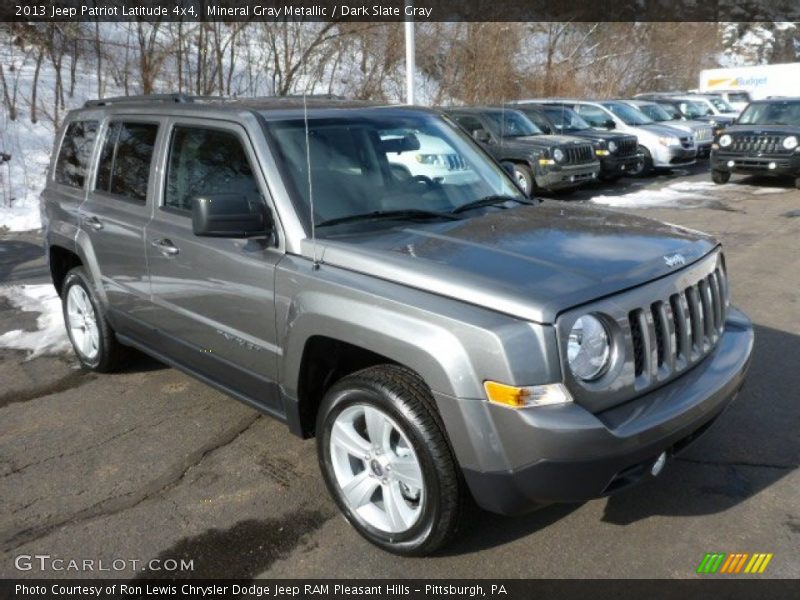 Mineral Gray Metallic / Dark Slate Gray 2013 Jeep Patriot Latitude 4x4