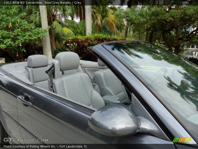 Steel Grey Metallic / Grey 2003 BMW M3 Convertible