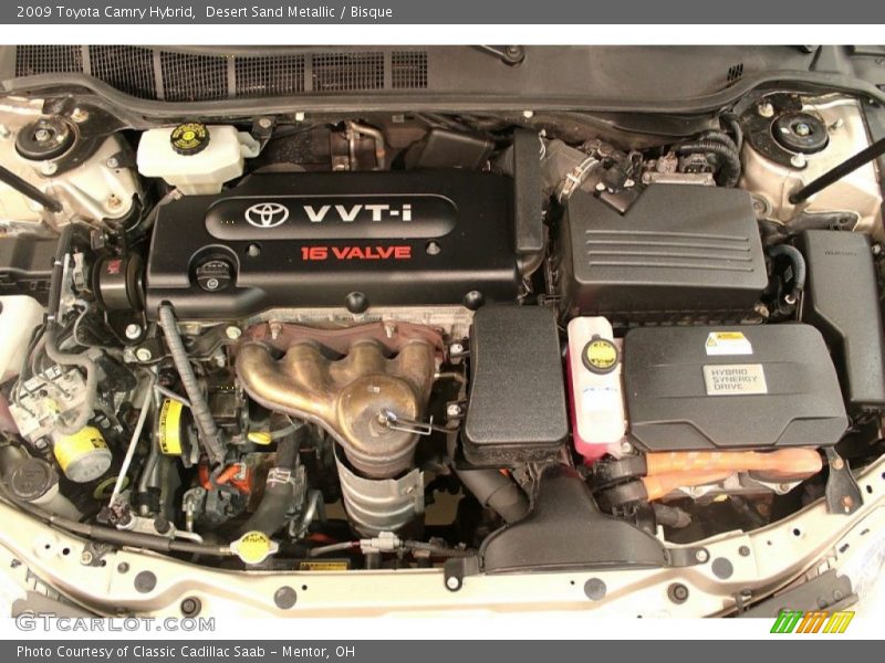 Desert Sand Metallic / Bisque 2009 Toyota Camry Hybrid