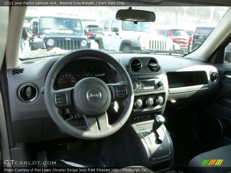 Mineral Gray Metallic / Dark Slate Gray 2013 Jeep Patriot Latitude 4x4