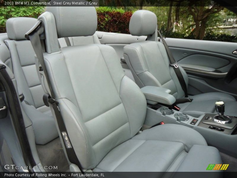 Steel Grey Metallic / Grey 2003 BMW M3 Convertible