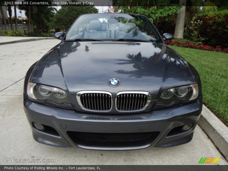 Steel Grey Metallic / Grey 2003 BMW M3 Convertible