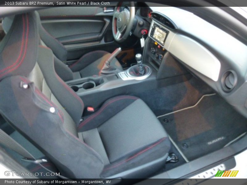  2013 BRZ Premium Black Cloth Interior