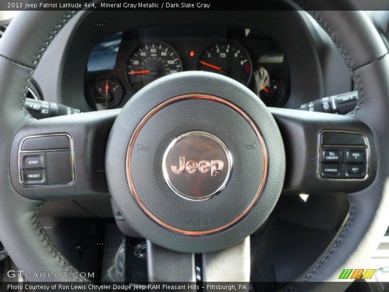 Mineral Gray Metallic / Dark Slate Gray 2013 Jeep Patriot Latitude 4x4