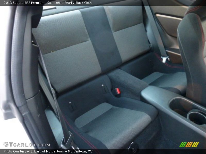 Rear Seat of 2013 BRZ Premium
