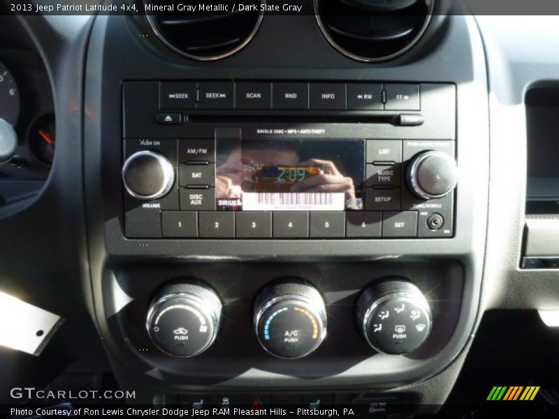Mineral Gray Metallic / Dark Slate Gray 2013 Jeep Patriot Latitude 4x4