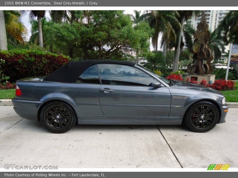 Steel Grey Metallic / Grey 2003 BMW M3 Convertible