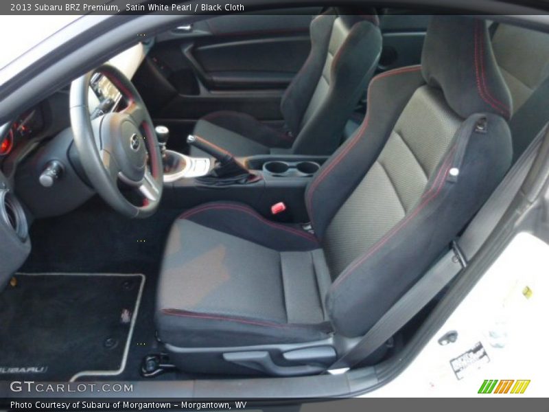 Front Seat of 2013 BRZ Premium