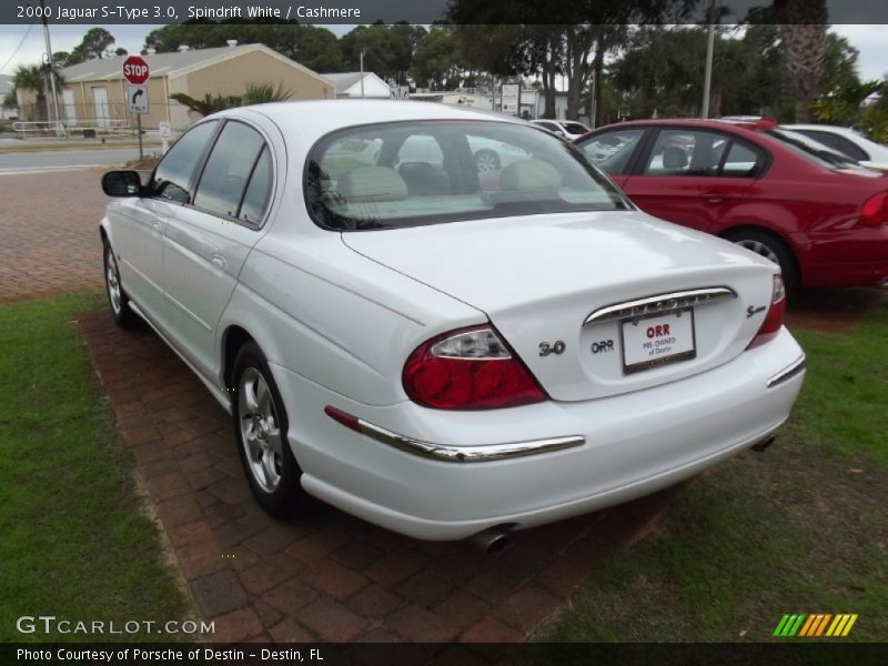 Spindrift White / Cashmere 2000 Jaguar S-Type 3.0