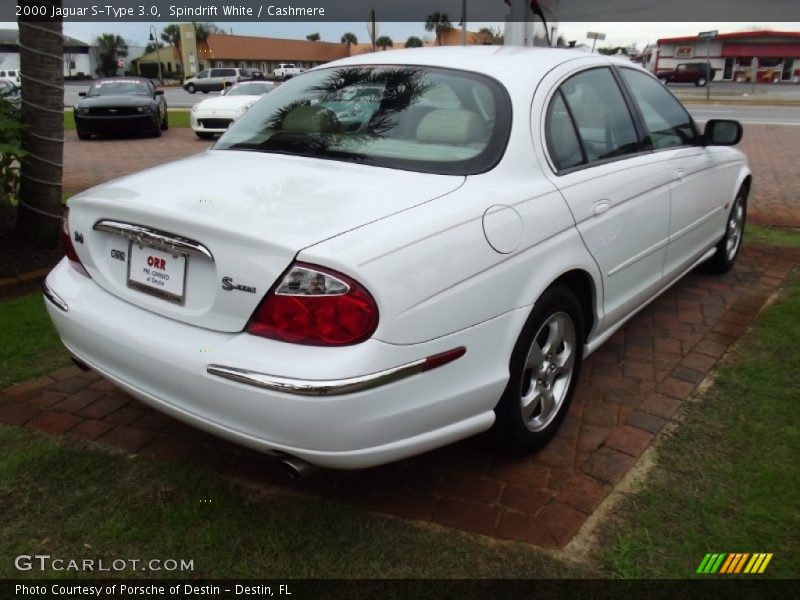 Spindrift White / Cashmere 2000 Jaguar S-Type 3.0