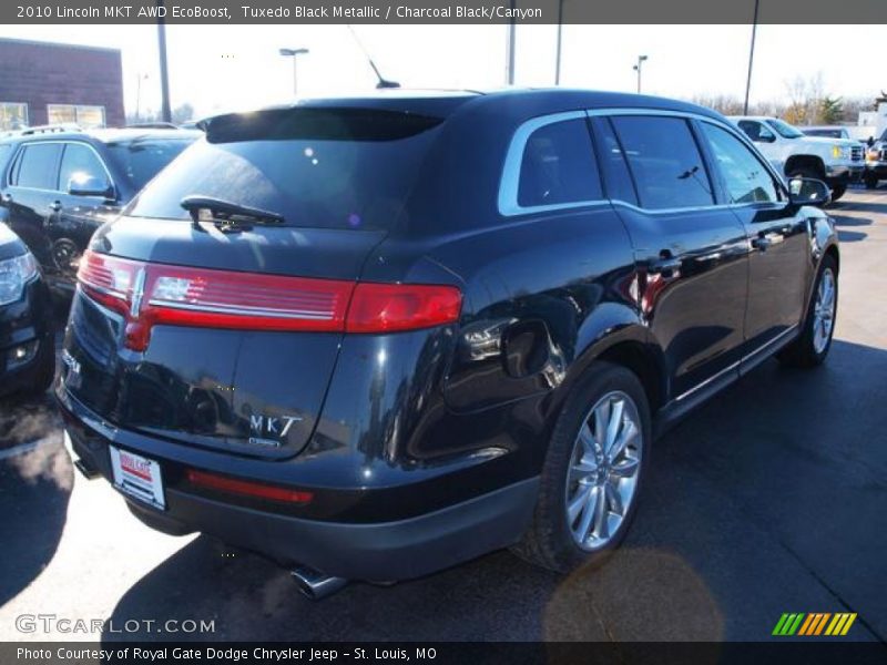 Tuxedo Black Metallic / Charcoal Black/Canyon 2010 Lincoln MKT AWD EcoBoost