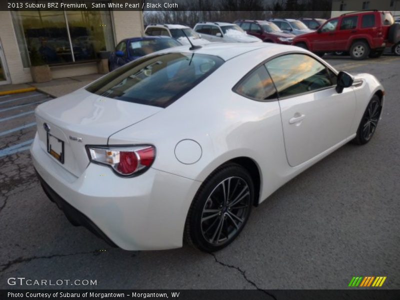 Satin White Pearl / Black Cloth 2013 Subaru BRZ Premium