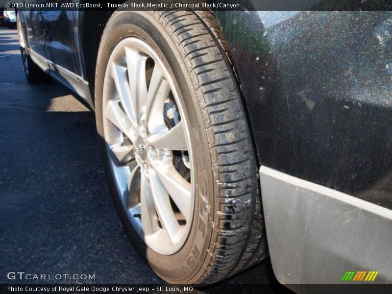 Tuxedo Black Metallic / Charcoal Black/Canyon 2010 Lincoln MKT AWD EcoBoost