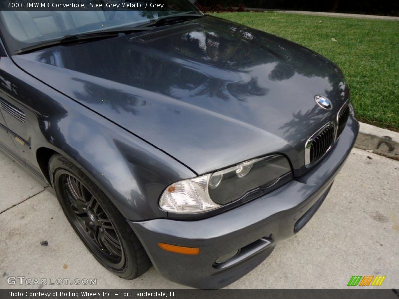 Steel Grey Metallic / Grey 2003 BMW M3 Convertible