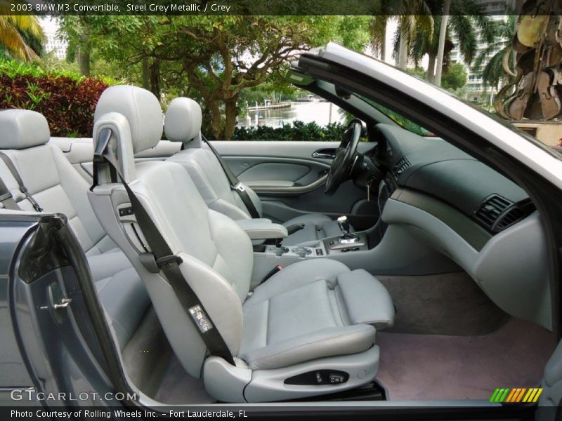 Steel Grey Metallic / Grey 2003 BMW M3 Convertible