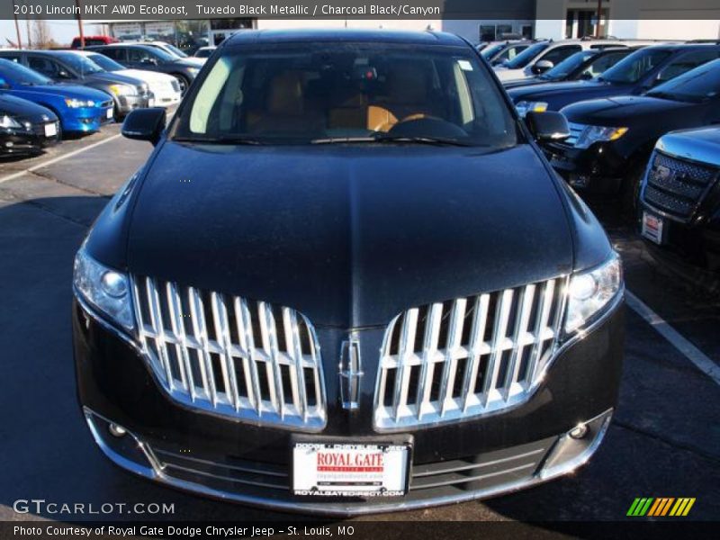Tuxedo Black Metallic / Charcoal Black/Canyon 2010 Lincoln MKT AWD EcoBoost