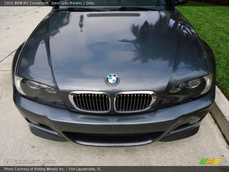 Steel Grey Metallic / Grey 2003 BMW M3 Convertible