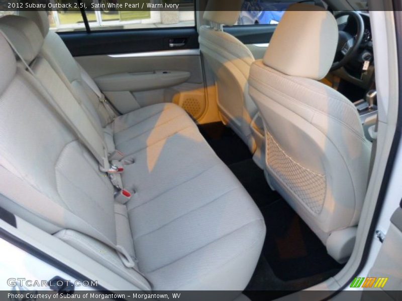 Satin White Pearl / Warm Ivory 2012 Subaru Outback 2.5i