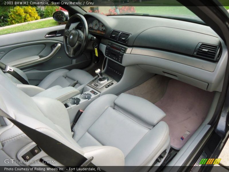 Steel Grey Metallic / Grey 2003 BMW M3 Convertible