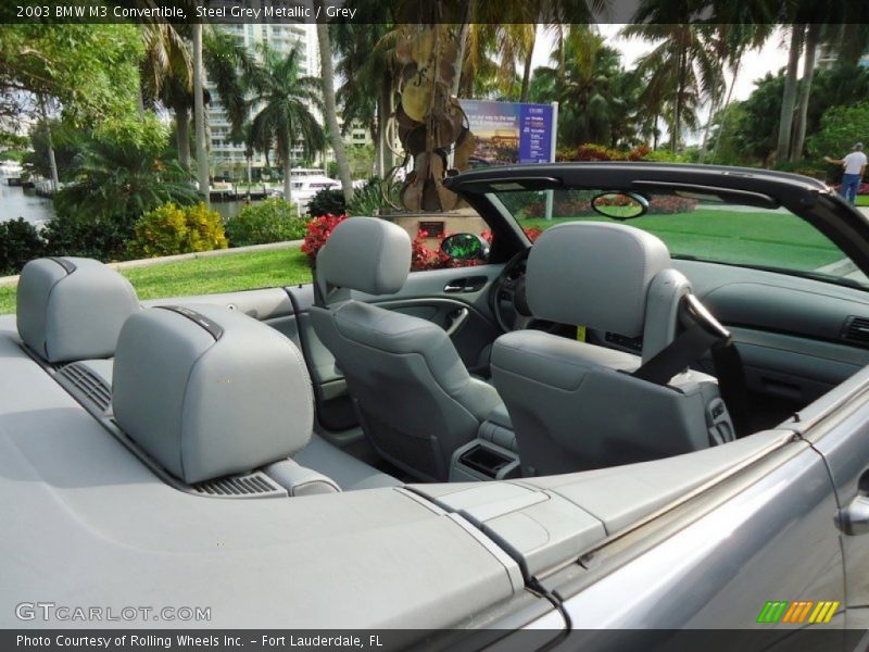 Steel Grey Metallic / Grey 2003 BMW M3 Convertible